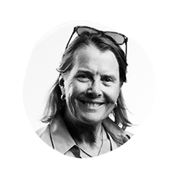 Black and white headshot of Karen Dunn